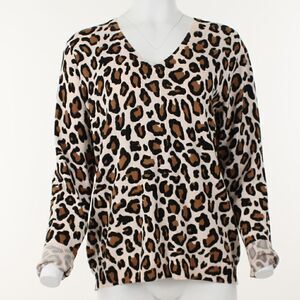 Premise Striped-Cuff V-Neck Sweater 